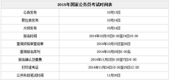 公务员考试报名时间及备考指南