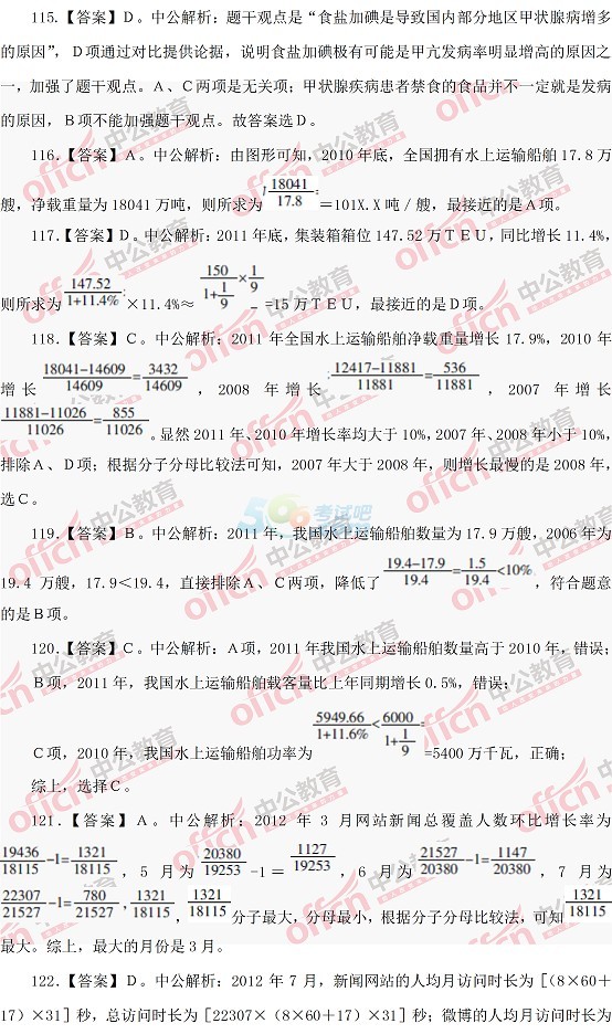 国家公务员考试模拟试卷解析与备考指南