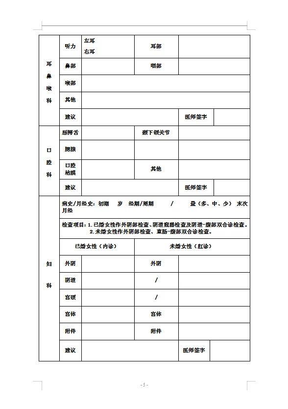 公务员体检详细标准概览